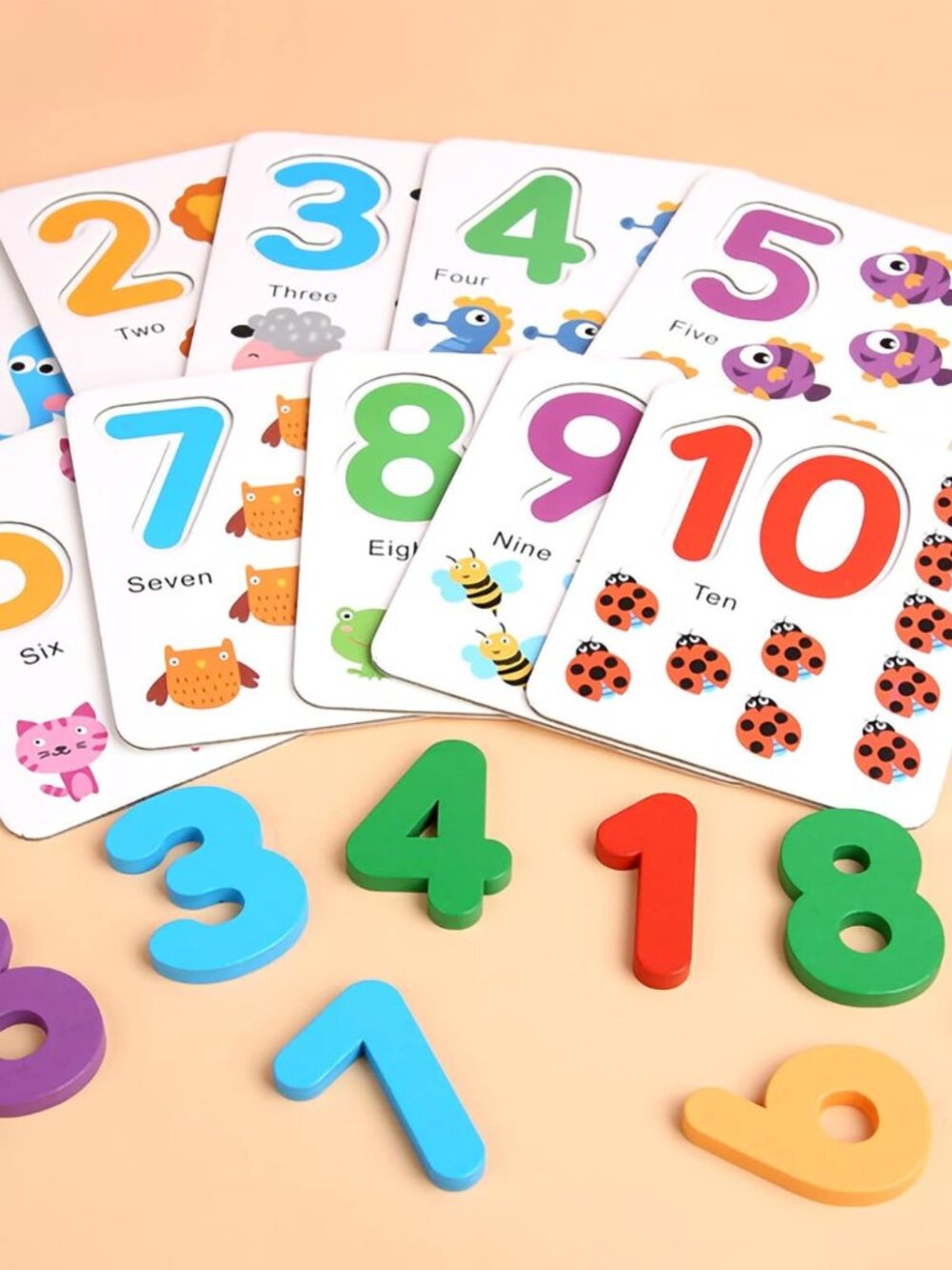 Montessori Wooden Math Learning Set, Addition & Subtraction Toy - Picture 2 of 16